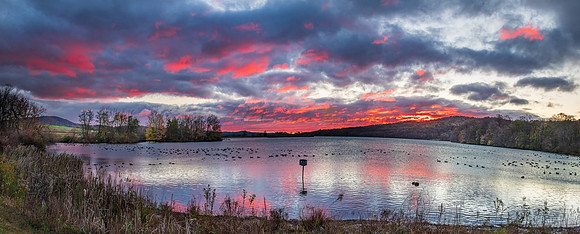 Fall Sunrise Middle Creek