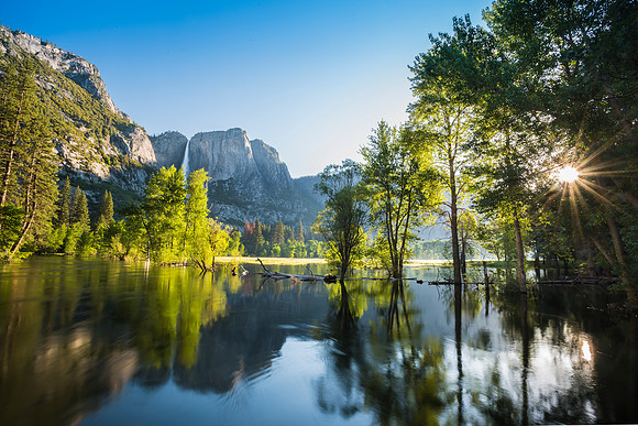 First Light Yosemite Valley