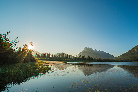 Vermillion Lakes Sunrise