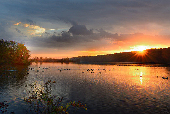 October Sunrise Middle Creek