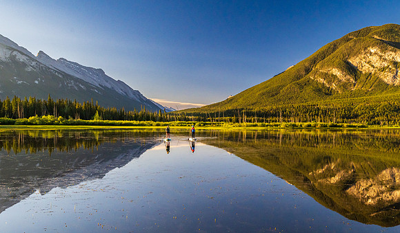 Paddle Boarders Banff